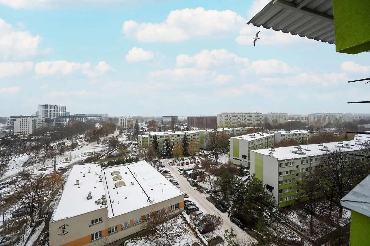 10Th Floor Apartment With A Nice City View In Wroclaw By Noclegi Renters Polonya